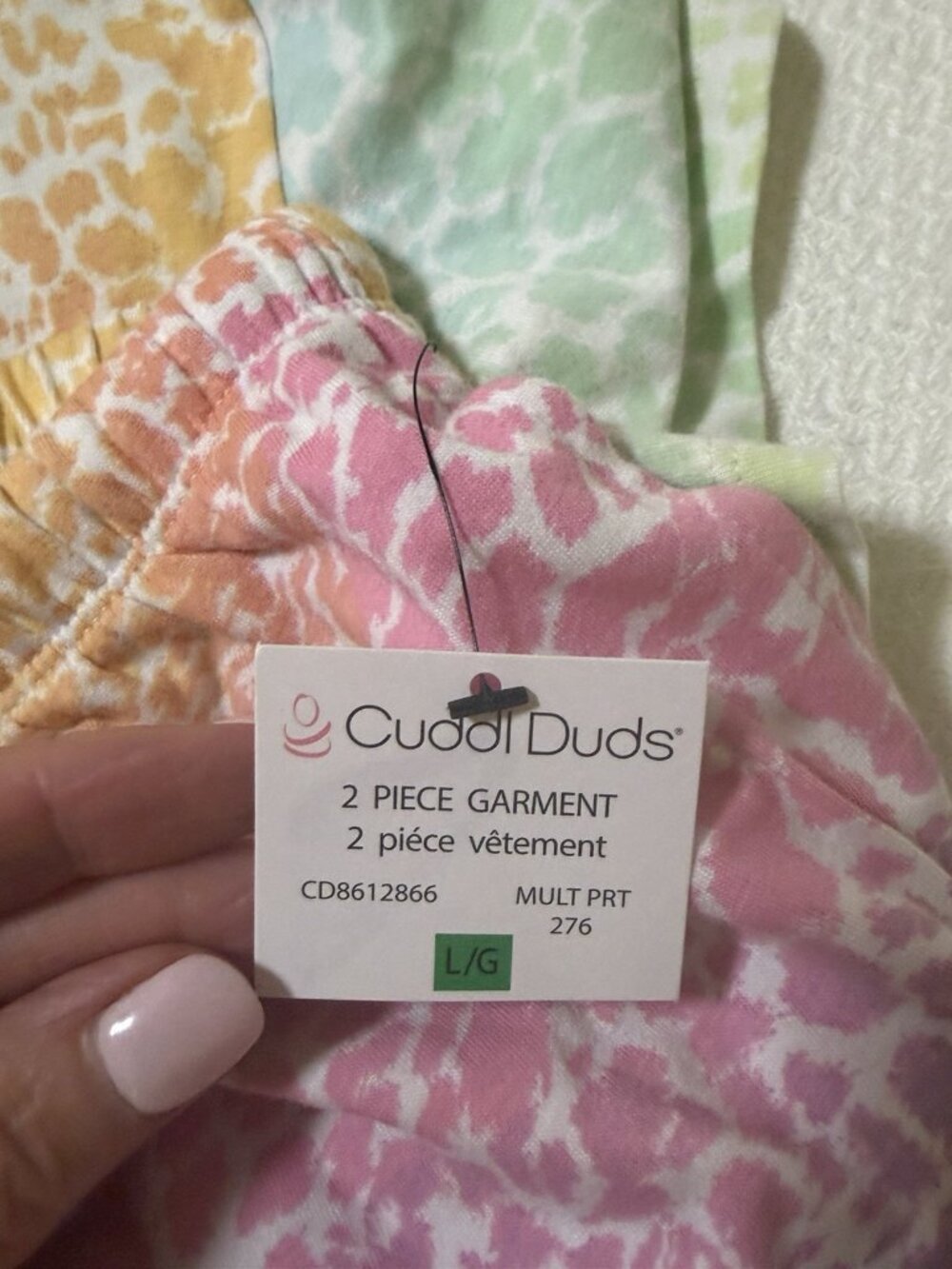Cuddl Duds Women's 2-Pc. Printed Shortie Boxer Pajamas Set - Size M  NEW W/TAGS! - Picture 5 of 5